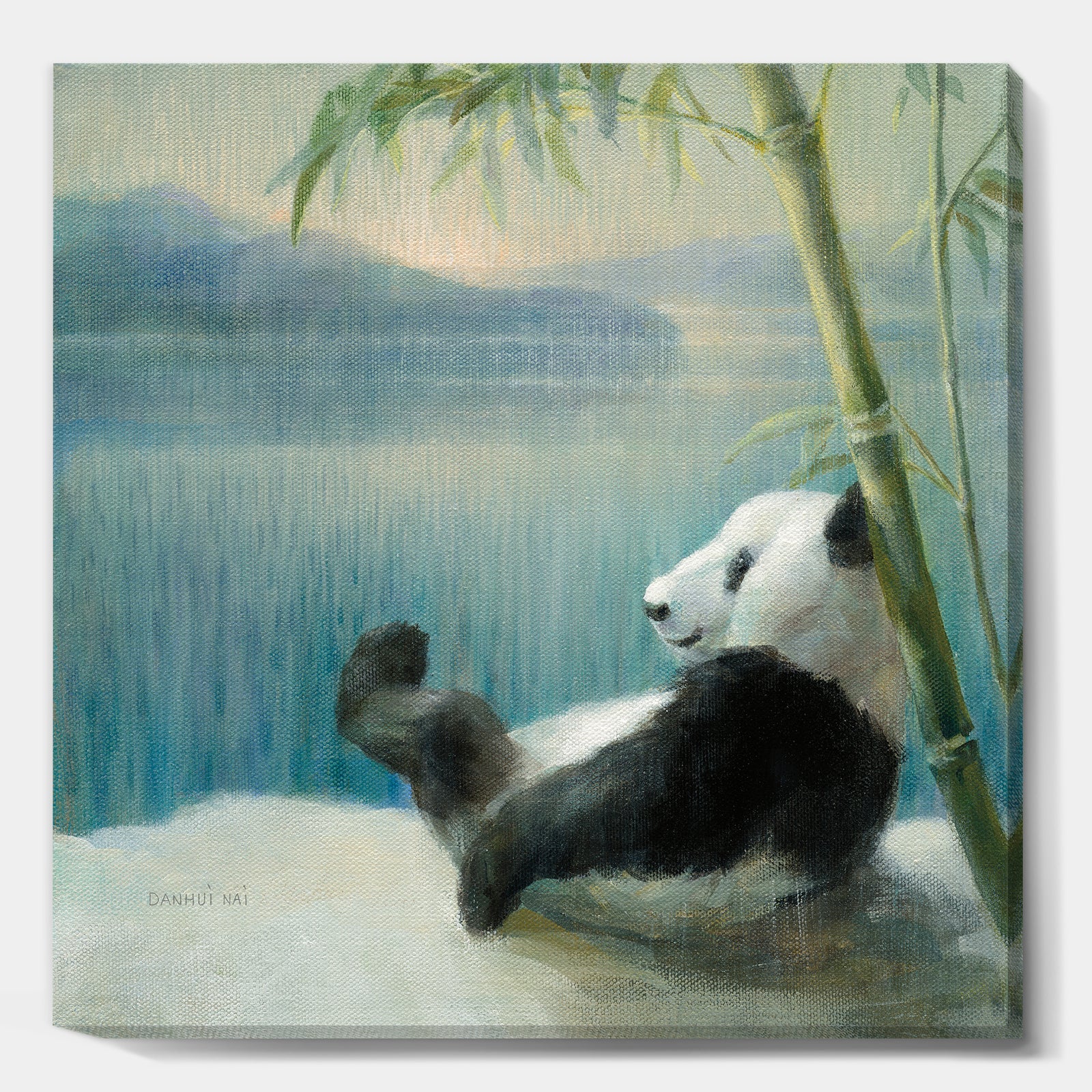 Panda after a long day - Traditional Canvas Art