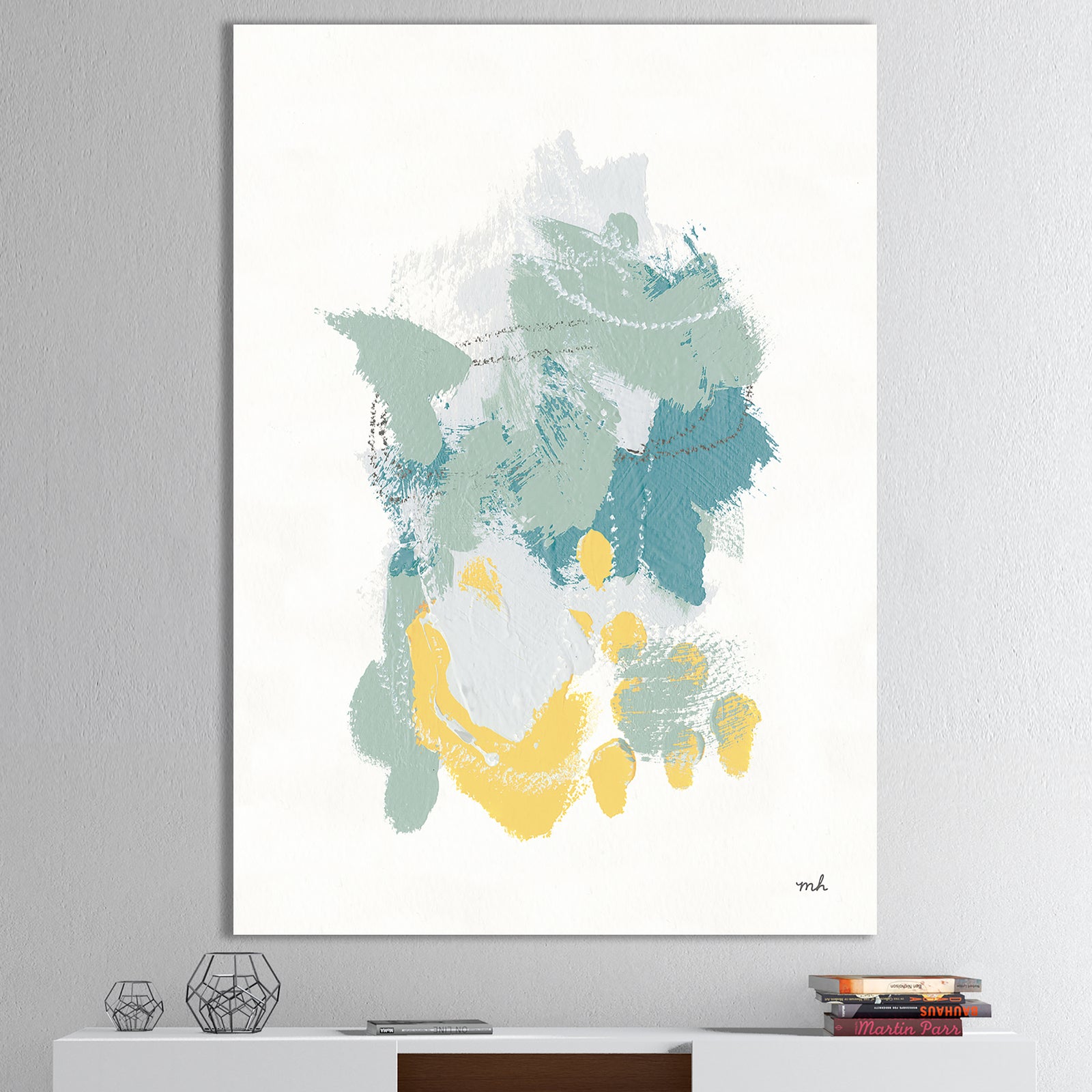 Hopeful I - Modern Farmhouse Premium Canvas Wall Art