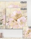 Elegance III Pink - Shabby Chic Gallery-wrapped Canvas