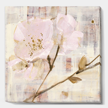 Elegance I Pink - Shabby Chic Canvas Art