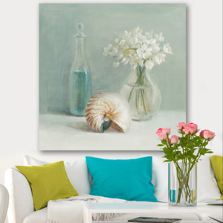 Pastel Bath IV - Farmhouse Gallery-wrapped Canvas
