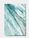 Silver Springs II Blue Green - Nautical & Coastal Canvas Artwork