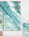 Silver Springs I Blue Green - Nautical & Coastal Canvas Art