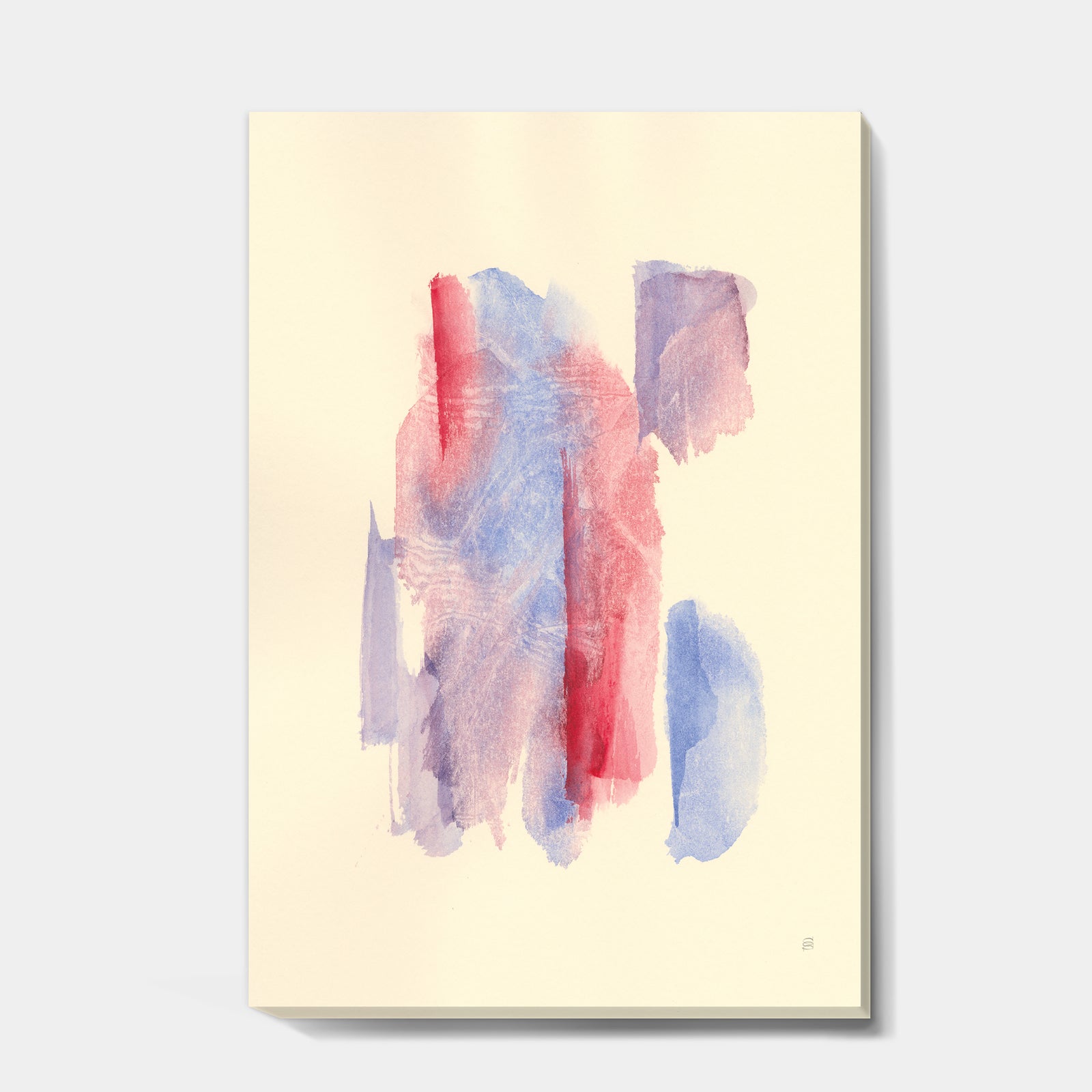 geometric Pastel I - Mid-Century Modern Canvas Art