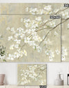 Dogwood in Spring Neutral - Farmhouse Canvas Artwork