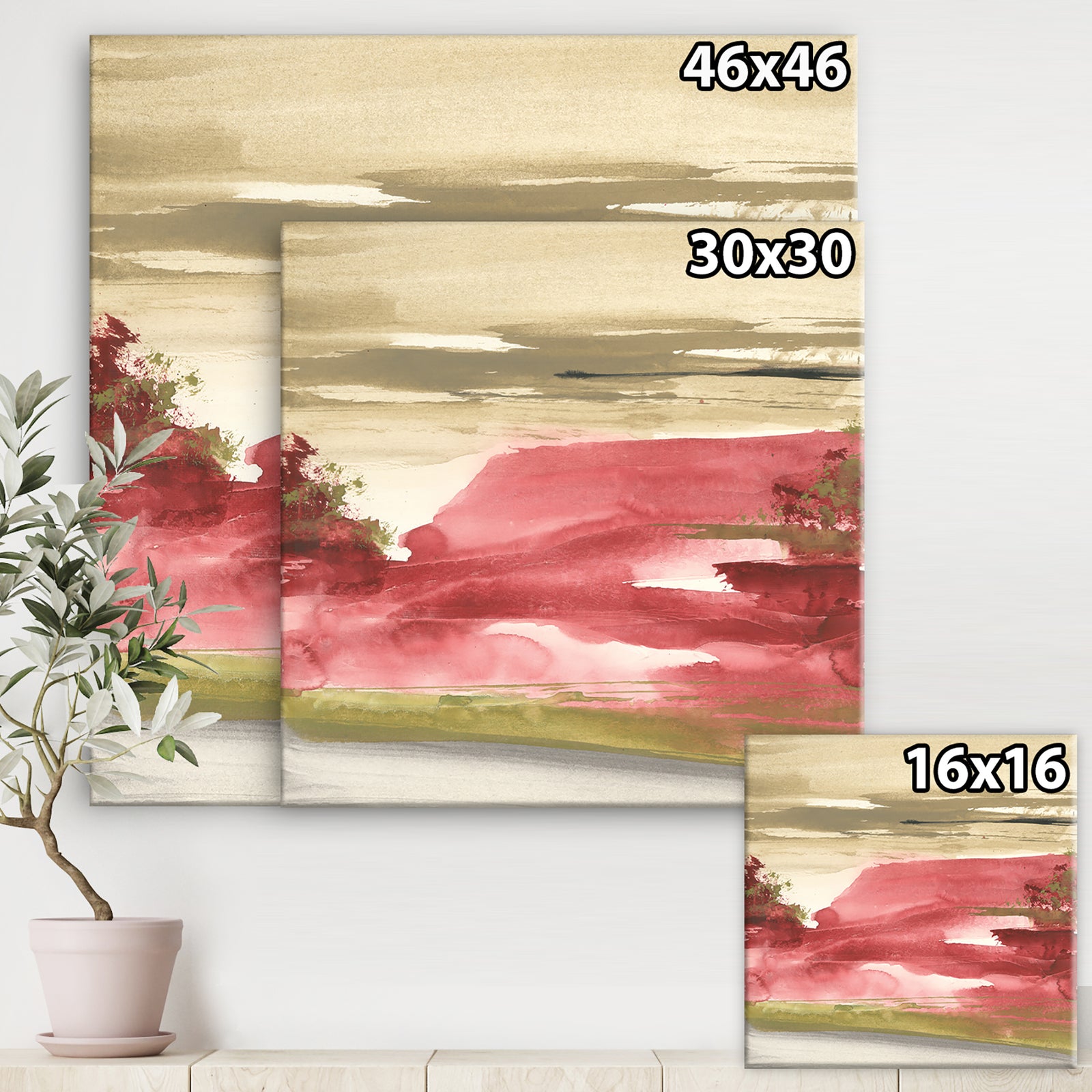 Red Rock I - Traditional Premium Canvas Wall Art