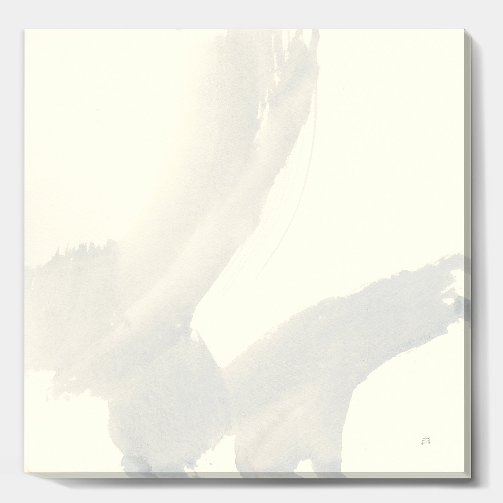minimal geometric Zen III - Transitional Gallery-wrapped Canvas