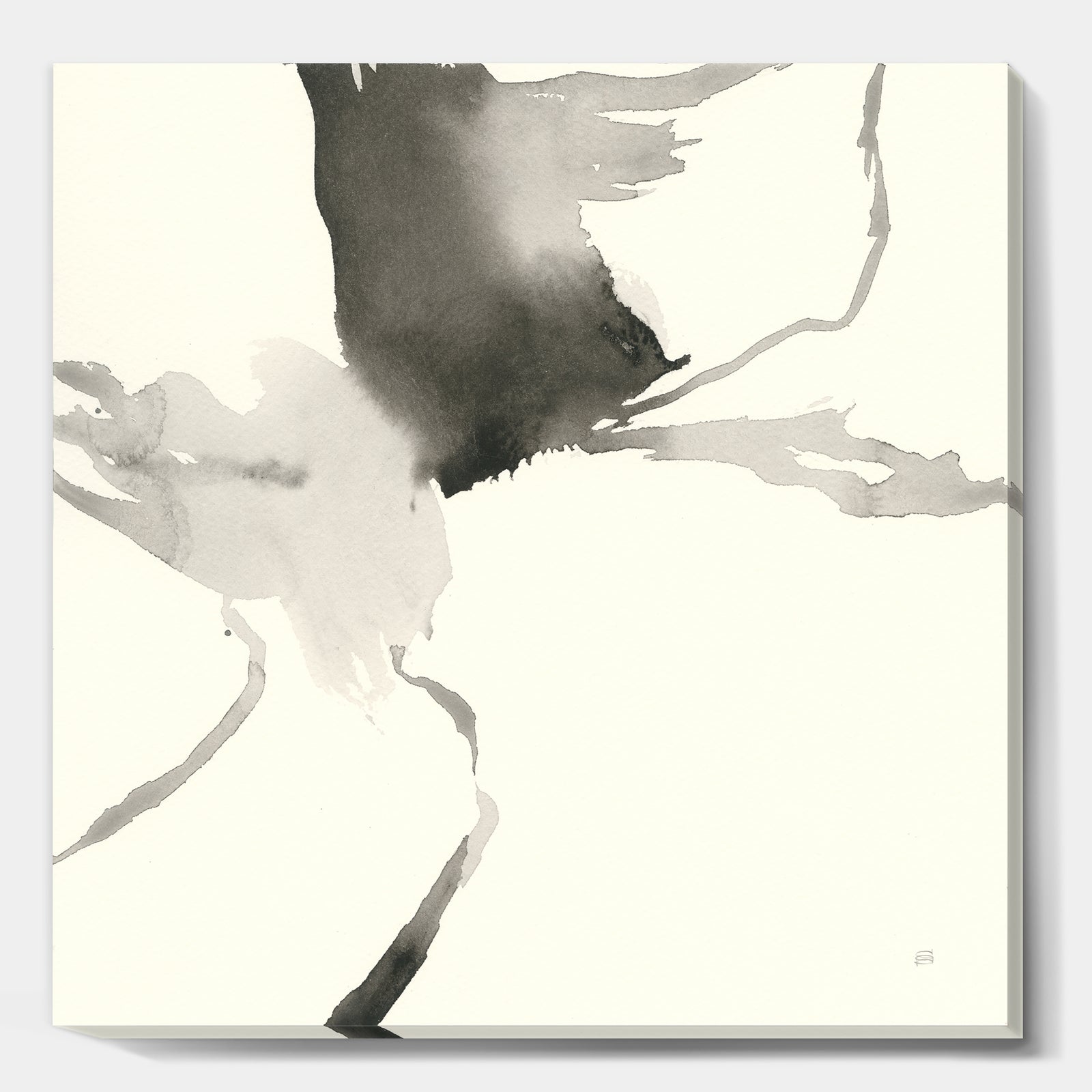 minimal geometric Gesture I - Transitional Premium Canvas Wall Art