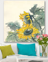 Tradionnal Sunflower II - Cabin & Lodge Premium Canvas Wall Art