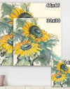 Tradionnal Sunflower I - Cabin & Lodge Gallery-wrapped Canvas