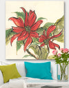 Poinsettia II - Farmhouse Canvas Artwork