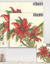 Poinsettia II - Farmhouse Canvas Artwork