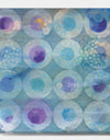 Watercolor Geometrical Circles II - Mid-Century Modern Canvas Art
