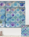 Watercolor Geometrical Circles II - Mid-Century Modern Canvas Art