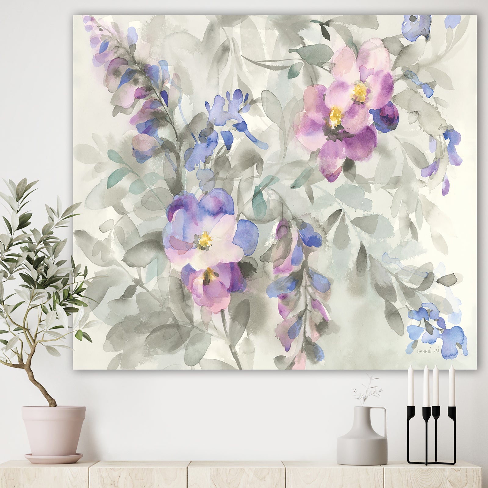 Garden Dreams Flower - Traditional Gallery-wrapped Canvas