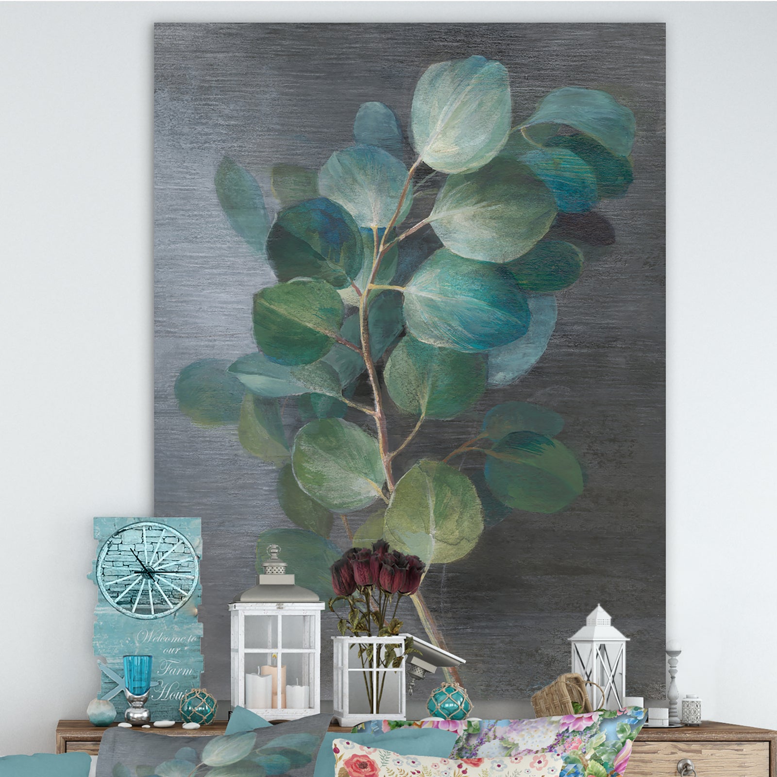 Fresh leaves I - Traditional Canvas Art