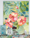 Hibiscus Garden III - Traditional Premium Canvas Wall Art