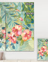 Hibiscus Garden III - Traditional Premium Canvas Wall Art