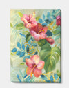 Hibiscus Garden II - Traditional Gallery-wrapped Canvas