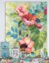 Hibiscus Garden II - Traditional Gallery-wrapped Canvas