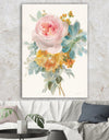 Multicolor French Bouquet I - Farmhouse Canvas Art