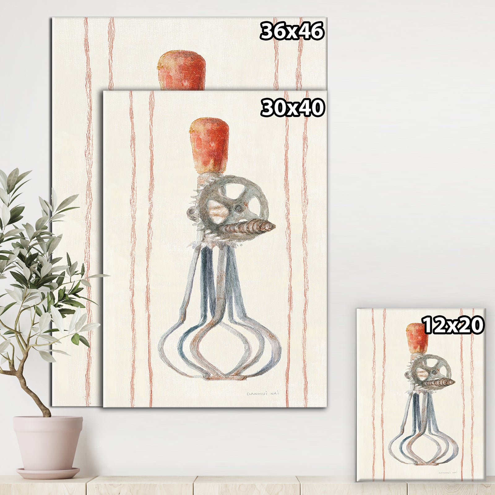 Farm Kitchen II - Kitchen Gallery-wrapped Canvas