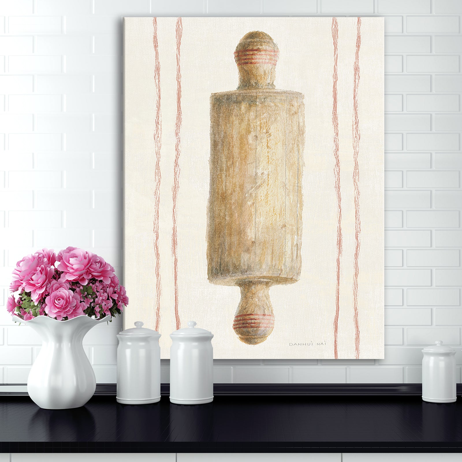 Farm Kitchen III - Kitchen Canvas Artwork