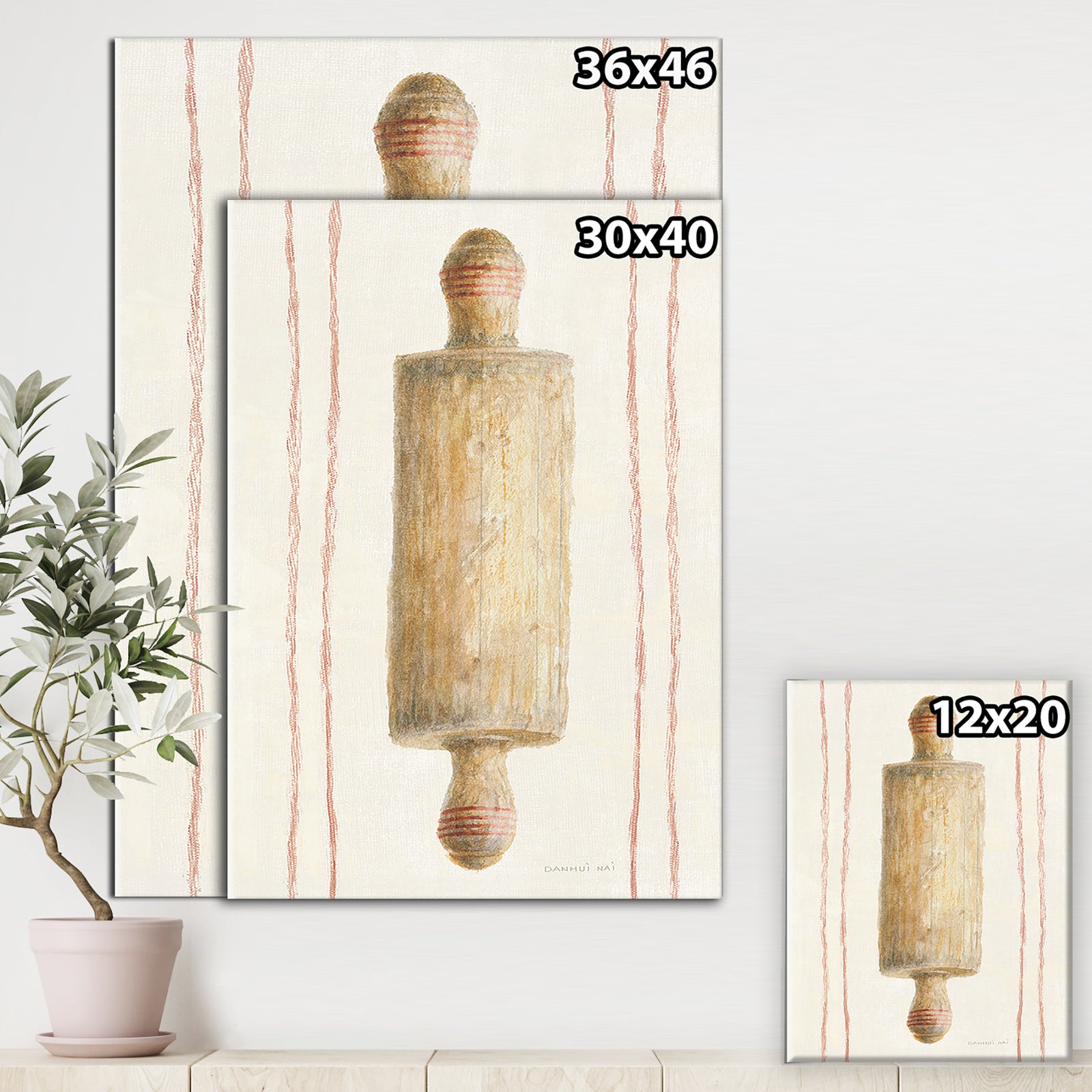 Farm Kitchen III - Kitchen Canvas Artwork