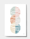 Watercolor Geometric Triangle I - Transitional Gallery-wrapped Canvas