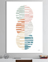 Watercolor Geometric Triangle I - Transitional Gallery-wrapped Canvas
