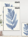 Forest Ferns Blue - Cottage Premium Canvas Wall Art