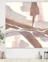 White and Placid I Blush - Modern Farmhouse Canvas Art