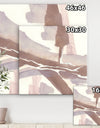 White and Placid I Blush - Modern Farmhouse Canvas Art