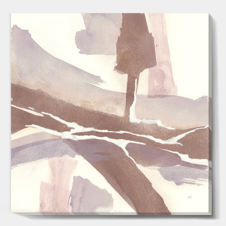 White and Placid I Blush - Modern Farmhouse Canvas Art