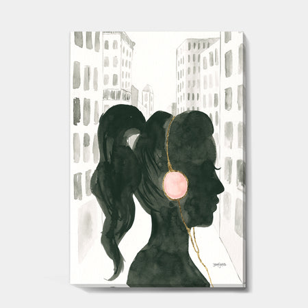 Glam Pink Ladies III - Fashion Canvas Artwork