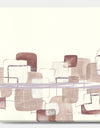 Watercolor Minimal Boxes I - Modern Canvas Artwork