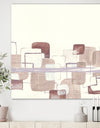 Watercolor Minimal Boxes I - Modern Canvas Artwork