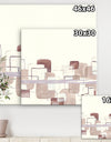 Watercolor Minimal Boxes I - Modern Canvas Artwork
