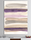 Shape of Glam Purple - Shabby Chic Gallery-wrapped Canvas
