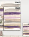Shape of Glam Purple - Shabby Chic Gallery-wrapped Canvas