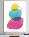 Minimal Spots Balance IV - Mid-Century Modern Canvas Artwork