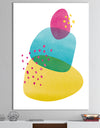 Minimal Spots Balance I - Mid-Century Modern Gallery-wrapped Canvas