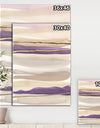 Shape of Glam Purple III - Shabby Chic Premium Canvas Wall Art