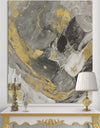 Marble Gold and Black II - Modern & Contemporary Canvas Art
