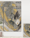 Marble Gold and Black II - Modern & Contemporary Canvas Art