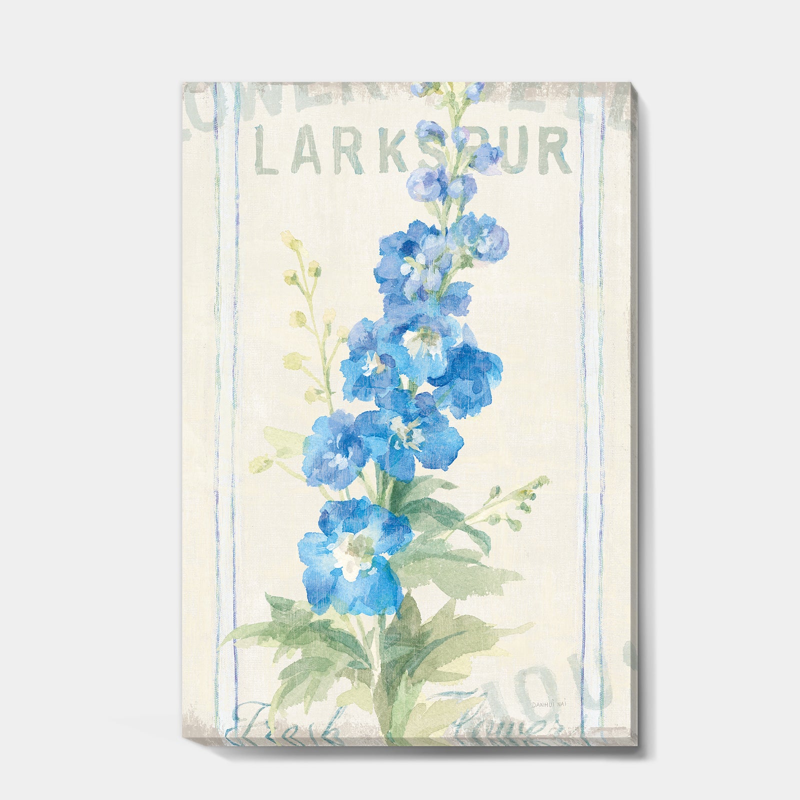 Floursack Florals VII - Cottage Premium Canvas Wall Art