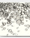 Simple Bubbles IV - Mid-Century Modern Premium Canvas Wall Art