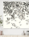 Simple Bubbles IV - Mid-Century Modern Premium Canvas Wall Art