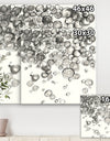 Simple Bubbles IV - Mid-Century Modern Premium Canvas Wall Art
