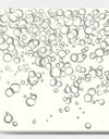 Simple Bubbles I - Mid-Century Modern Gallery-wrapped Canvas